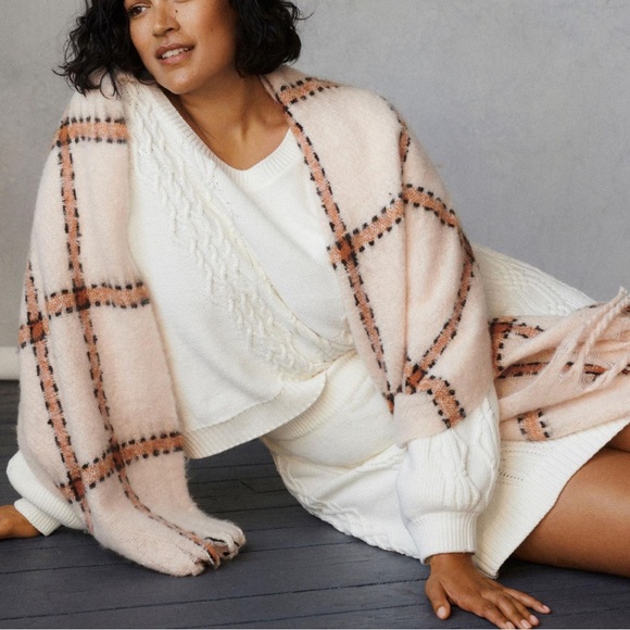 Anthropologie Accessories - Anthropologie Pilcro Fringed Plaid Scarf